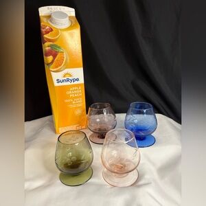 4-MCM coloured etched snifters